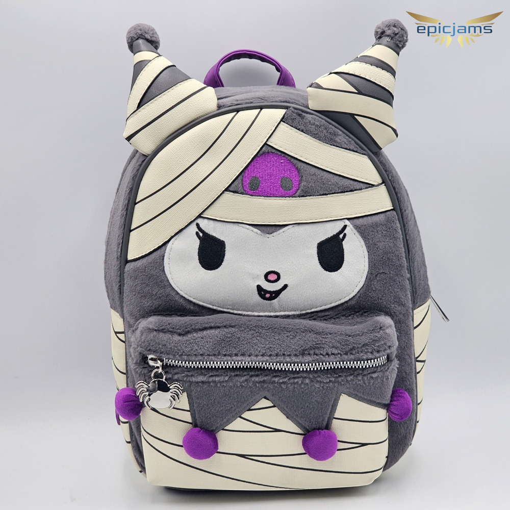 Sanrio Hello Kitty and Friends Kuromi Mummy Figural Halloween Mini Backpack Bag